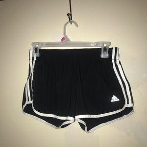 Adidas black athletic shorts